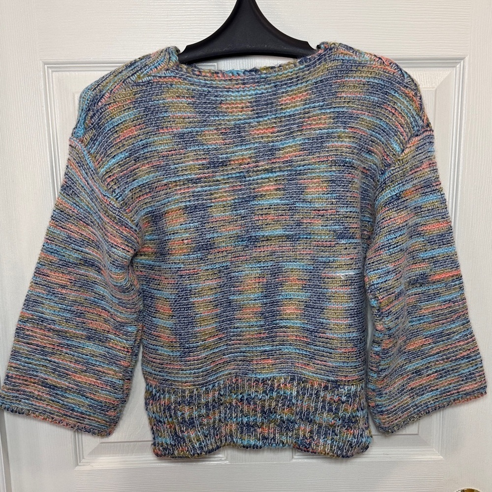 Baciano Colorful Crew Neck Sweater - Picture 7 of 7